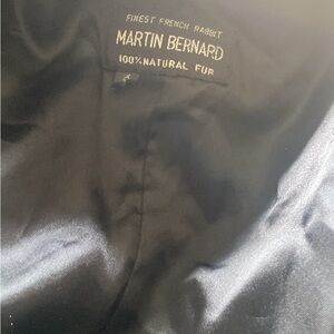 Martin Bernard bunny fur jacket